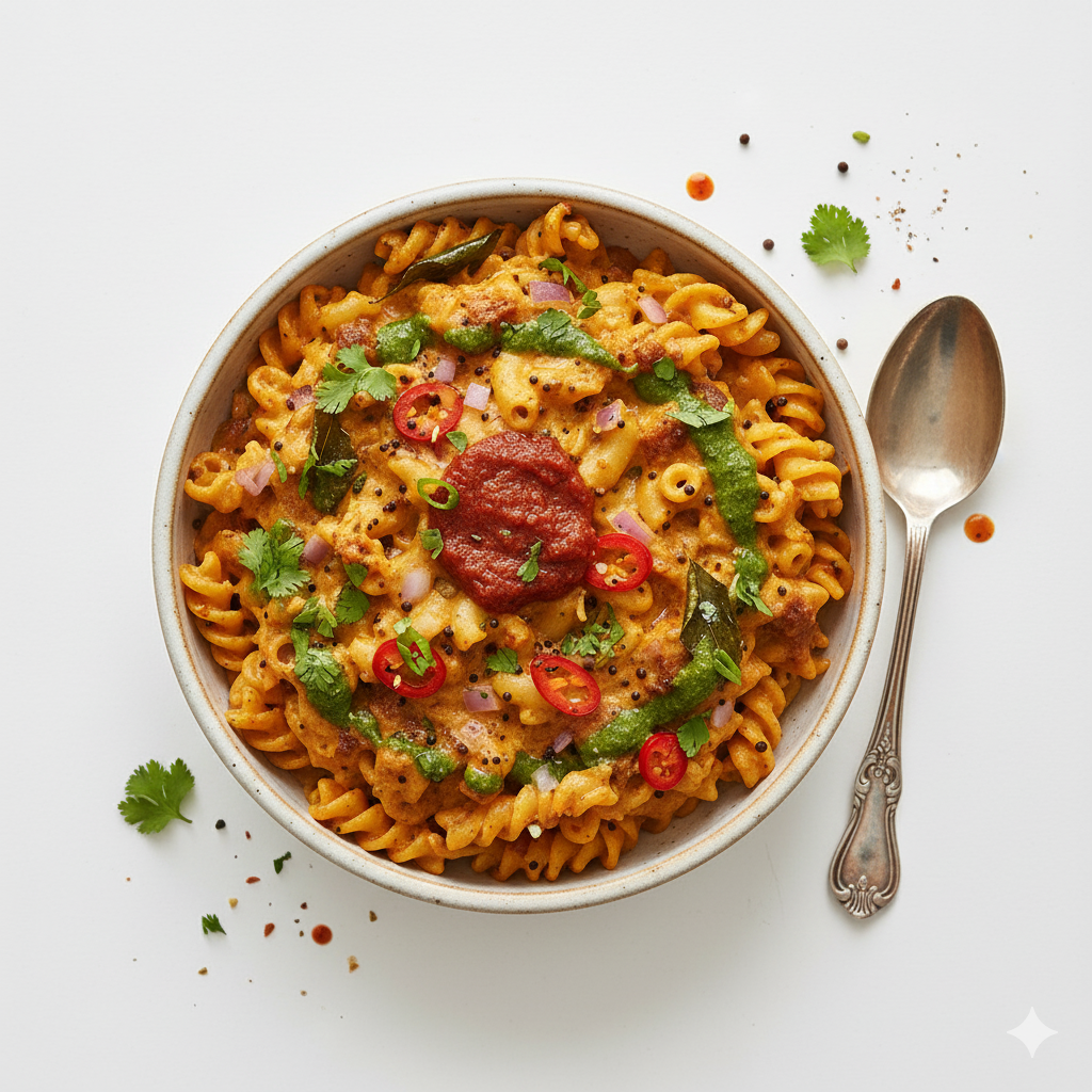 Masala Mac and Cheese