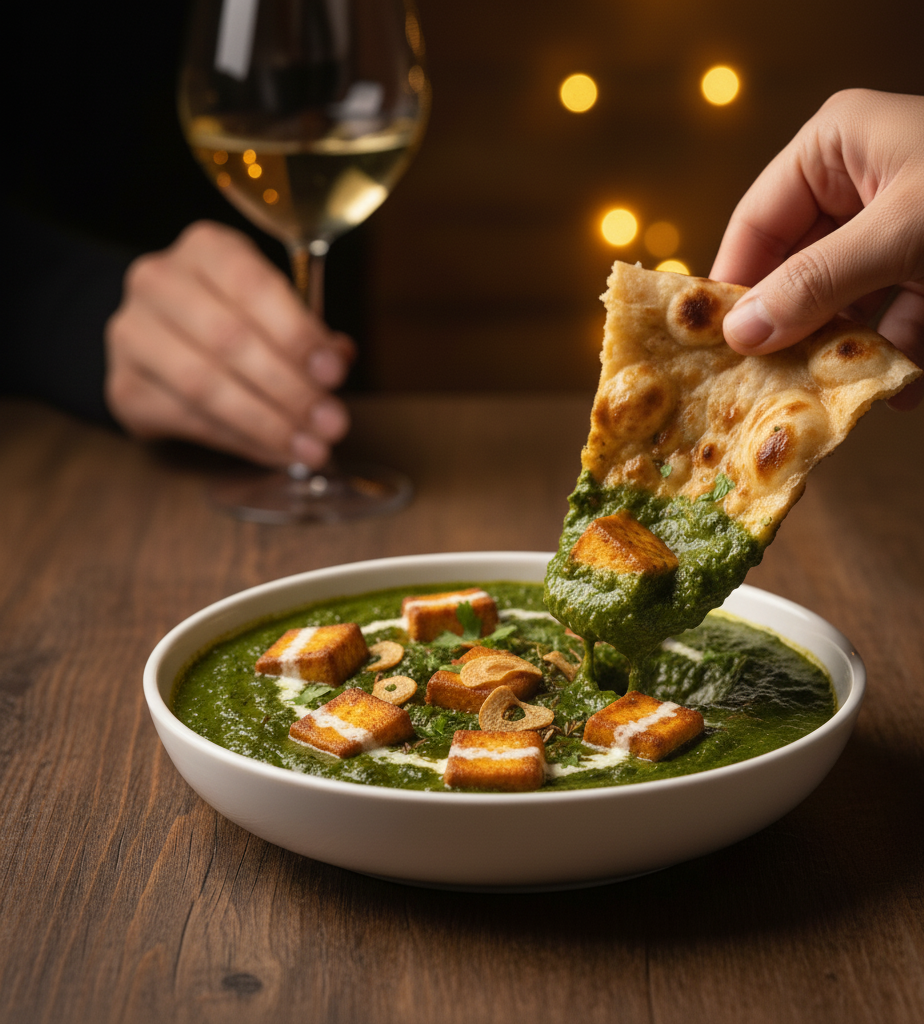 Lasooni Palak Paneer - Image 2