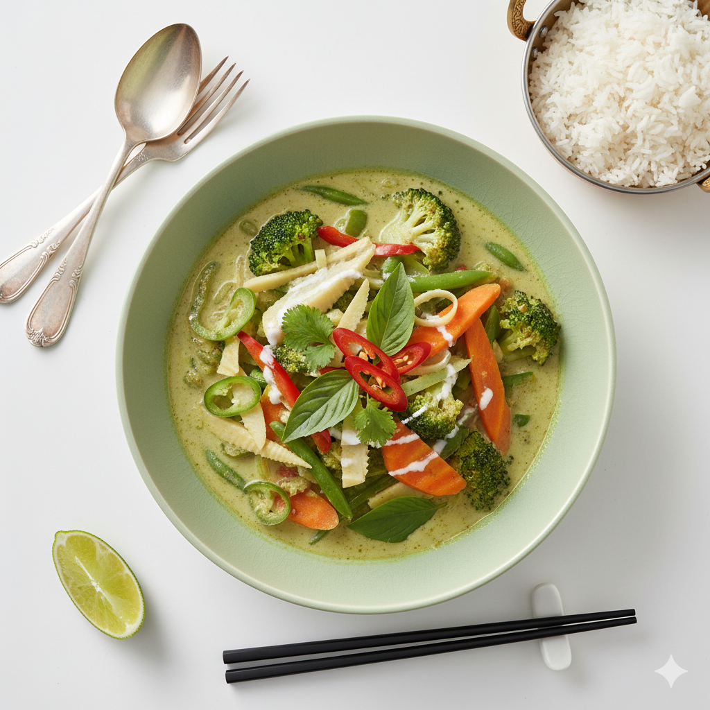 Vegetable in Green Thai Curry