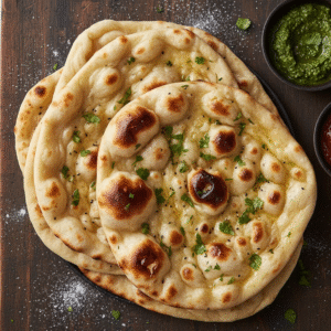 Naan (Traditional Indian white bread)